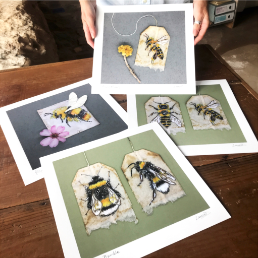 Bee art prints and gifts
